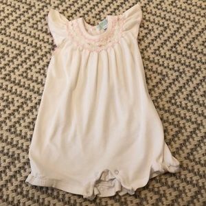 Beautiful smocked cotton bubble